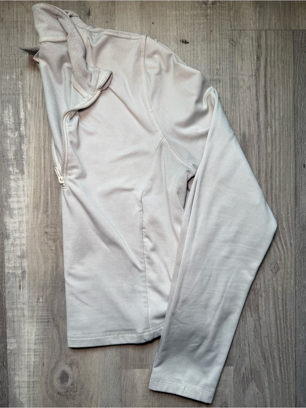PINK Victoria's Secret Cream Quarter-Zip Pullover
